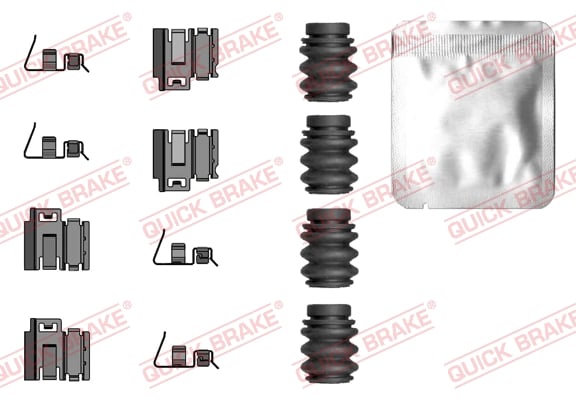 Kit montare placute frana Spate potrivit JAGUAR F-TYPE; TESLA MODEL 3 2.0 3.0 Electric 10.12-