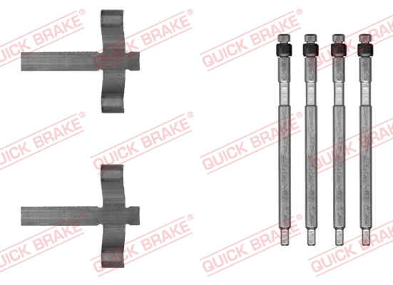Kit montare placute frana Spate potrivit TESLA MODEL S, MODEL X Electric 09.12- [2]