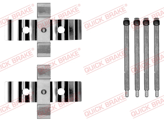 Kit montare placute frana Spate potrivit VOLVO S60 I, V70 II; TESLA MODEL S, MODEL X 2.4-Electric 09.01- [2]