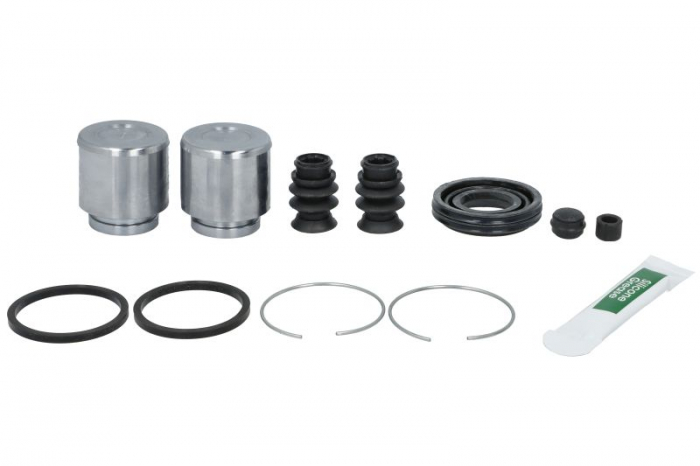 Kit reparare etrier Fata Dreapta Stanga (diametru piston: 43, cu piston) potrivit CITROEN C-CROSSER, C-CROSSER ENTERPRISE; MITSUBISHI 3000 GT, DELICA SPACE GEAR, GALANT VII 1.4LPG-9.2D 12.90-