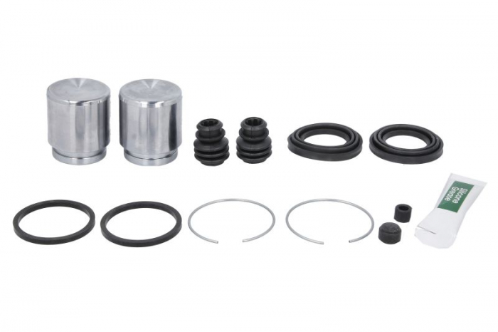 Kit reparare etrier Fata Dreapta Stanga (diametru piston: 43, cu piston) potrivit SUBARU FORESTER, IMPREZA, LEGACY II, LEGACY III, LEGACY OUTBACK, OUTBACK 2.0 2.5 3.0 10.95-12.07