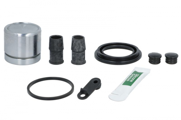 Kit reparare etrier Fata Dreapta Stanga (diametru piston: 54, cu piston) potrivit BMW 3 (E36), 3 (E46), Z3 (E36), Z4 (E85); FIAT PUNTO; FORD FIESTA V; MASERATI QUATTROPORTE V 1.2-4.7 09.90-