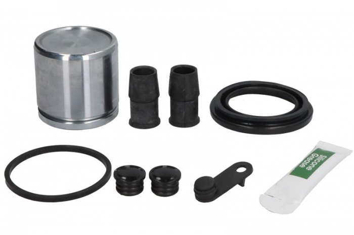 Kit reparare etrier Fata Dreapta Stanga (diametru piston: 57, cu piston) potrivit AUDI 100 C3, 100 C4, 200 C3, A4 B5, A4 B6, A4 B7, A4 B8, A6 C4, A6 C5, A6 C6; CHEVROLET ORLANDO 1.0-4.2 12.76-