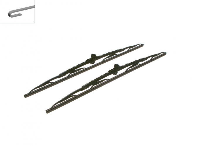 Lama stergatoare pivotant Fata (2buc) 603C Eco 600mm potrivit DAF 65, 65 CF, 75, 75 CF, 85, 85 CF, CF, CF 65, CF 75, CF 85; MERCEDES UNIMOG, VARIO, VARIO (B667, B670, B668), VARIO (B670) 01.78- [4]