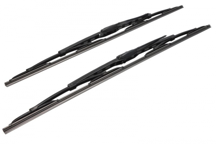 Lama stergatoare pivotant Fata (2buc) Truck 650mm potrivit RVI C, D, KERAX, PREMIUM, PREMIUM 2; VOLVO FE, FE II 04.96-