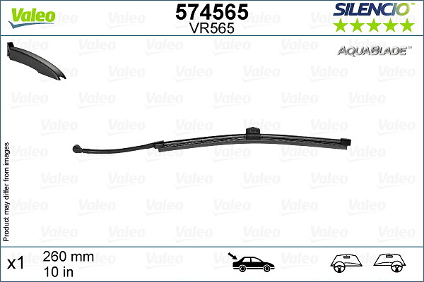 Lama stergator spate (1buc) AquaBlade 260mm potrivit VOLVO V60 II 02.18-