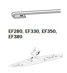 Lamela stergator fata (1 buc) ExactFit 330mm potrivit MERCEDES A (W168), CITAN (MPV), CITAN MIXTO (DOUBLE CABIN), CITAN/MINIVAN (W415), VIANO (W639); VOLVO 240, 260, 740, 760, 940, 940 II 09.52- [3]