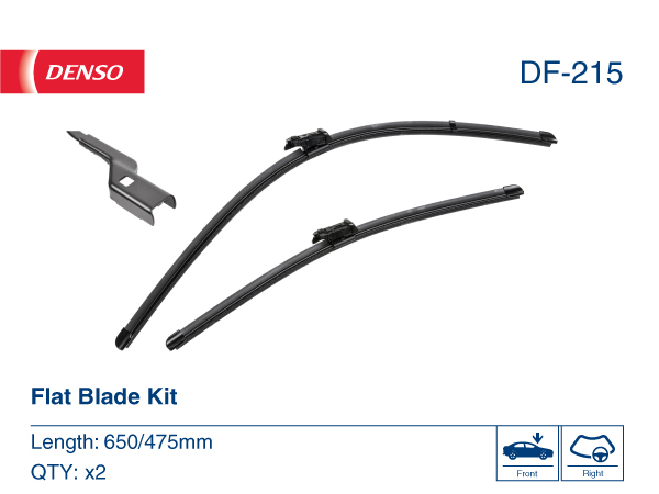 Lamela stergator fata 650 475mm potrivit BMW 2 (F45), 2 GRAN TOURER (F46), 5 (G30, F90), 5 (G31), 7 (G11, G12); FIAT TALENTO; JAGUAR F-PACE; LAND ROVER RANGE ROVER VELAR; NISSAN NV300 05.14-