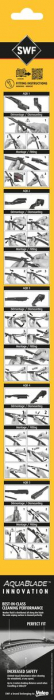 Lamela stergator fata cu spoiler (2buc) AquaBlade 650/550mm potrivit MERCEDES S (V223), S (W223), S (Z223) 09.20- [4]
