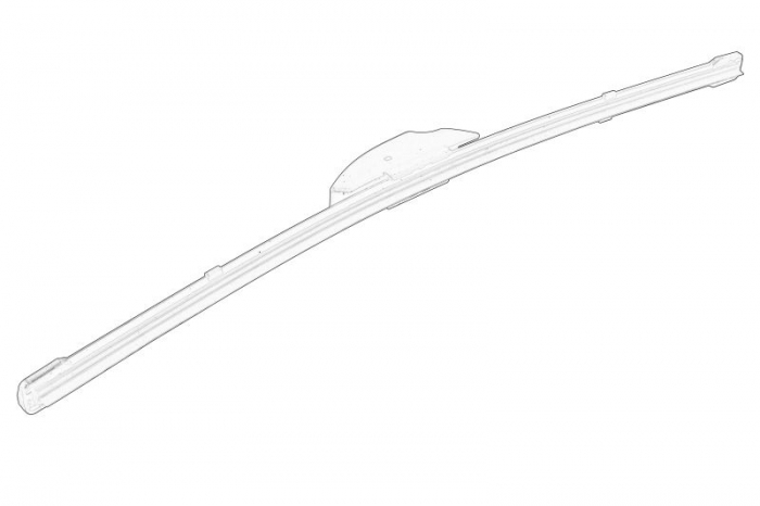 Lamela stergator fata potrivit JEEP COMPASS 03.17-