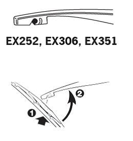 Lamela stergator spate (1 buc) ExactFit 300mm potrivit BMW 1 (F20), 1 (F21), 2 (F45), X5 (F15, F85); CITROEN C-CROSSER, C-ZERO; HONDA ACCORD VII, ACCORD VIII, CIVIC IX, CR-V V, JAZZ V, STREAM 09.95- [3]