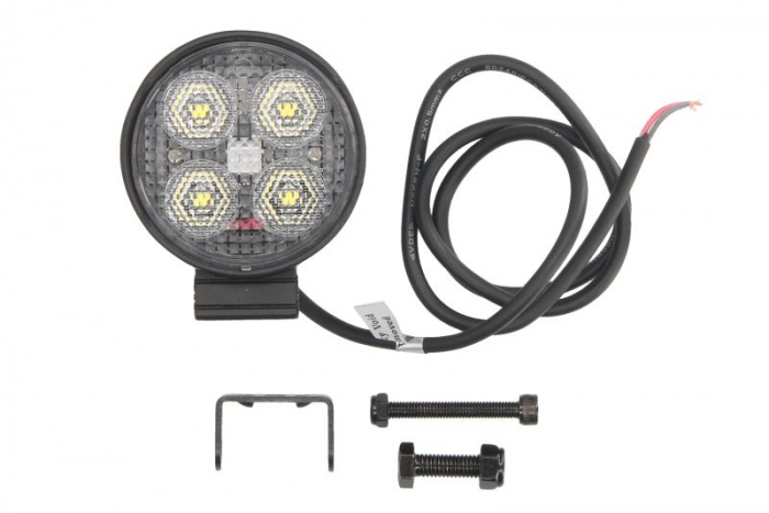 Lampa de lucru (LED, 12 24V, 24W, 1700lm, numar elemente LED: 4, lungime: 800mm, inaltime: 75mm, latime: 98mm, adancime: 41mm, diametru: 75,5mm, cu senzor termic; lumina dispersata; puterea luminii in