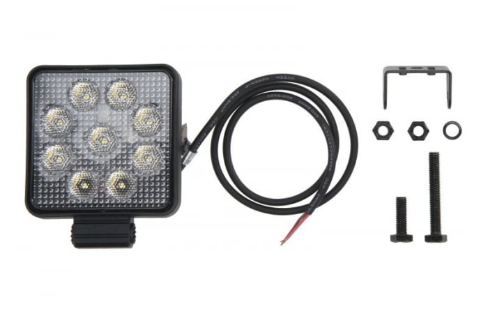 Lampa de lucru (LED, 12 24V, 9W, 1000lm, numar elemente LED: 9, lungime: 800mm, inaltime: 100mm, latime: 129mm, adancime: 34mm, lumina dispersata)