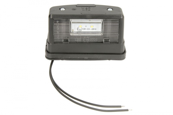 Lampa numar inmatriculare (LED, 12 24V, culoare: negru)