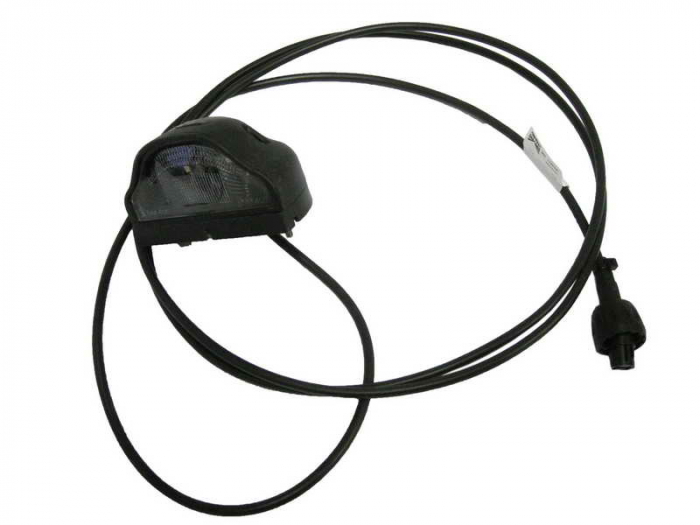 Lampa numar inmatriculare REGPOINT (culoare sticla: negru, lungime cablu: 2500mm)