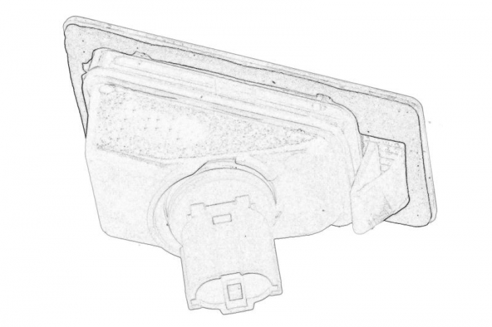 Lampa numar inmatriculare Stanga potrivit KIA CEE'D 09.12-07.18 [2]