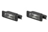 Lampa numar LED, 2 buc., , potrivit CITROEN C4 GRAND PICASSO I, C4 PICASSO I, C5 III, DS4; PEUGEOT 208 I, 308, 508 I dupa 2006 12V [3]