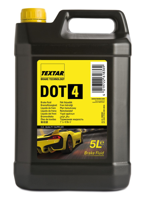 Lichid de frână TEXTAR DOT4 1500.0MM²/SEC. 5L FMVSS 116 DOT4 [2]