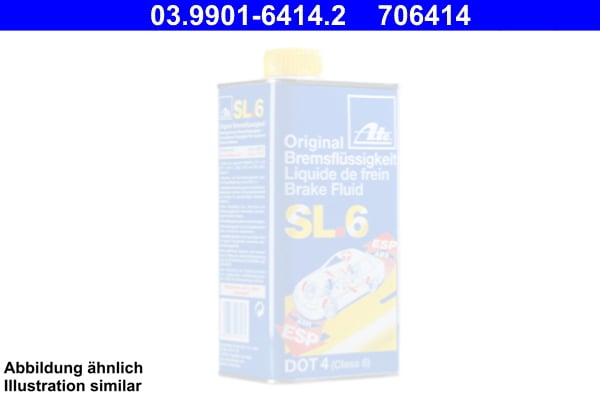 Lichid frana DOT 4; DOT 4 LV; ESP DOT4 SL.6 (50L) [uscat: 265°C, umed: 175°C, vascozitate: 700mm²/sec.] [2]