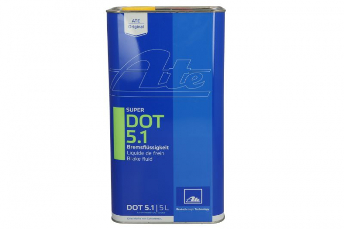 Lichid frana DOT5.1 (5L) [uscat: 265  C, umed: 180  C, vascozitate: 750mm  ² sec.] - schimbati la fiecare 3 ani