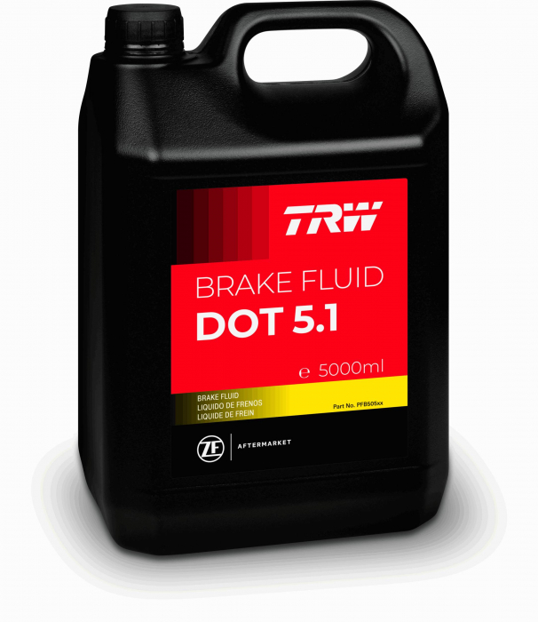 Lichid frana DOT5.1 (5L) [uscat: 269°C, umed: 167°C, vascozitate: 810mm²/sec.] SAE J1703, ISO/DIN 4925 [3]