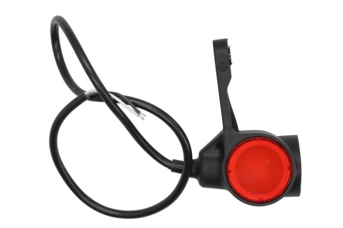 Lumina clarificare dreapta, forma: rotund, portocaliu/rosu/alb, LED, în relief, lungime cablu 600mm, cu cuier, 12/24V (tip: neon, IP68) [2]