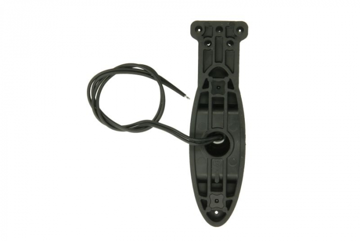 Lumina clarificare dreapta, portocaliu/rosu/alb, LED, inaltime 120mm; latime 42mm; adancime 38mm, în relief, lungime cablu 350mm, cu cuier, 12/24V (drept în relief) [2]