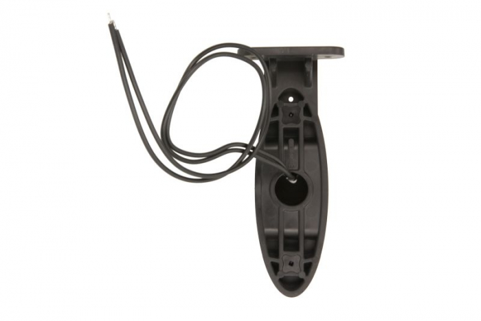 Lumina clarificare dreapta, portocaliu/rosu/alb, LED, inaltime 120mm; latime 42mm; adancime 38mm, în relief, lungime cablu 350mm, cu cuier, 12/24V (unghi în relief) [3]