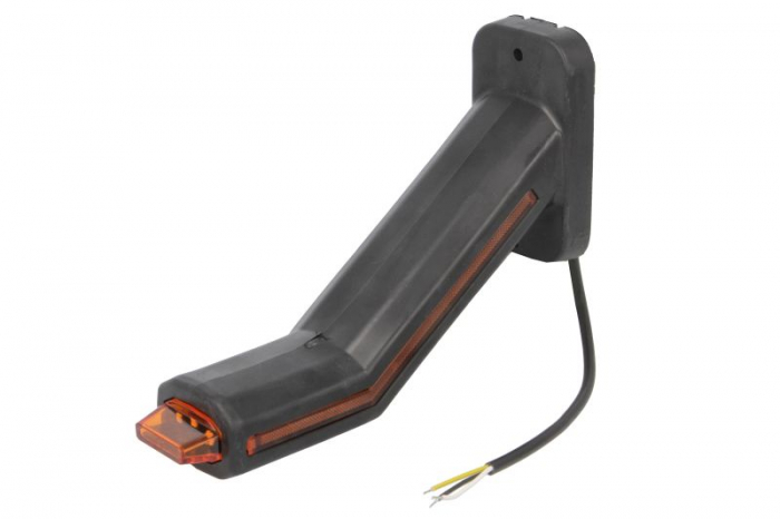 Lumina clarificare dreapta, portocaliu/rosu/alb, LED, suprafata, lungime cablu 400mm, cu brat lung, 12/24V (cu functie de semnalizator spate, IP6K9K) [3]