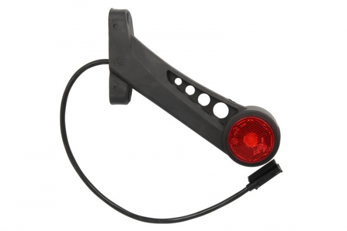 Lumina clarificare dreapta, rosu alb, LED, 12 24V (cu clema pentru fir plat, conector: CLICK-IN JAEGER)