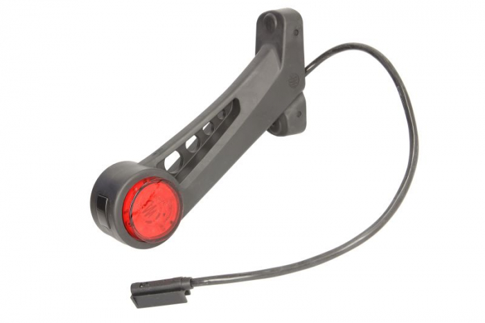 Lumina clarificare dreapta, rosu/alb, LED, 12/24V (cu clemă pentru fir plat, conector: CLICK-IN/JAEGER) [3]