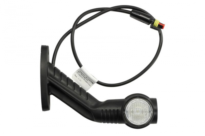 Lumina clarificare dreapta; SUPERPOINT III, portocaliu/rosu/alb, LED, suprafata, lungime cablu 500mm, cu brat lung, 24V (cu un dop, conector: SUPERSEAL 2PIN, SUPERPOINT III) potrivit SCHMITZ [2]