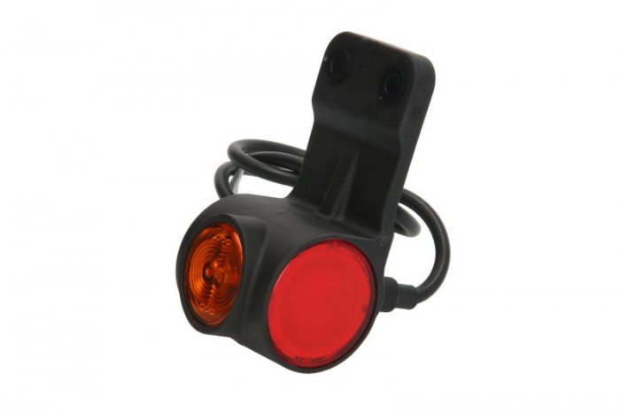 Lumina clarificare stanga, forma: rotund, portocaliu/rosu/alb, LED, în relief, lungime cablu 600mm, cu cuier, 12/24V (tip: neon, IP68) [3]