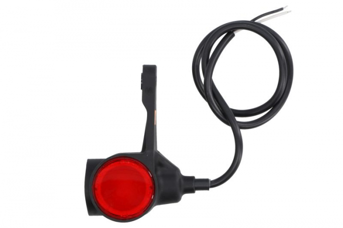 Lumina clarificare stanga, forma: rotund, portocaliu/rosu/alb, LED, în relief, lungime cablu 600mm, cu cuier, 12/24V (tip: neon, IP68) [2]