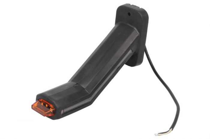 Lumina clarificare stanga, portocaliu/rosu/alb, LED, suprafata, lungime cablu 400mm, cu brat lung, 12/24V (cu functie de semnalizator lateral, IP6K9K) [3]
