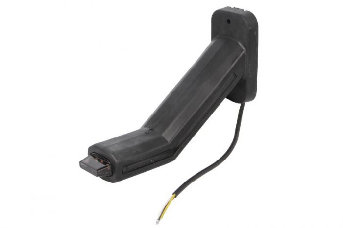 Lumina clarificare stanga, portocaliu/rosu/alb, LED, suprafata, lungime cablu 400mm, cu brat lung, 12/24V (cu functie de semnalizator lateral, IP6K9K) [3]