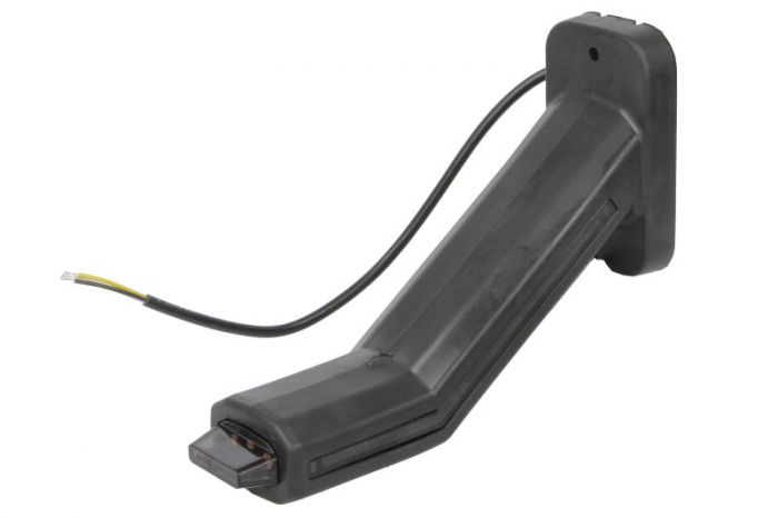 Lumina clarificare stanga, portocaliu/rosu/alb, LED, suprafata, lungime cablu 400mm, cu brat lung, 12/24V (cu functie de semnalizator spate, IP6K9K) [3]