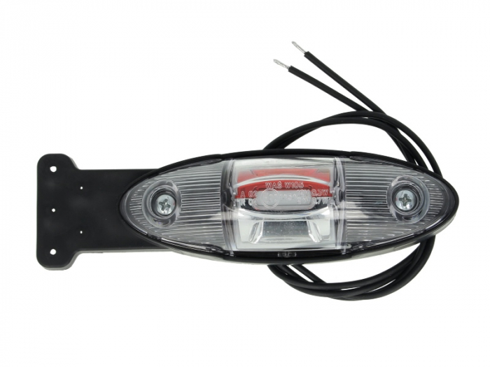 Lumina clarificare stanga, rosu alb, LED, 12 24V (cu balama)