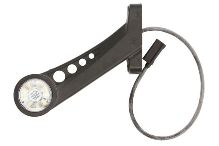 Lumina clarificare stanga, rosu alb, LED, 12 24V (cu clema pentru fir plat, conector: CLICK-IN JAEGER)