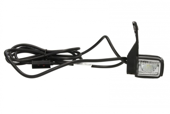 Lumina clarificare stanga; SUPERPOINT IV, portocaliu/rosu/alb, LED, inaltime 98mm; latime 54mm; adancime 64mm, în relief, lungime cablu 2000mm, cu cuier, 24V (conector: CLICK-IN, SUPERPOINT IV) [2]