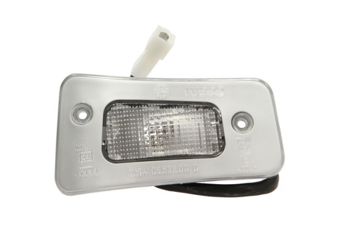 Lumina delimitare dreapta, alb, 12 24V potrivit IVECO EUROCARGO I-III, EUROTECH MH, EUROTECH MP, EUROTECH MT 01.91-
