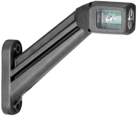 Lumina delimitare dreapta, portocaliu rosu alb, LED; latime 35mm, lungime cablu 500mm, 12 24V (IP6K9K)