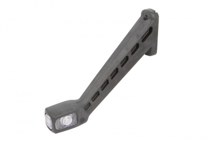 Lumina delimitare dreapta, forma: dreptunghiular, portocaliu/rosu/alb, LED pe brațul lung, 12/24V [3]