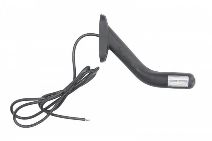 Lumina delimitare dreapta, forma: oval, portocaliu/rosu/alb, LED lungime cablu 1500mm, pe brațul lung, 12/24V [2]