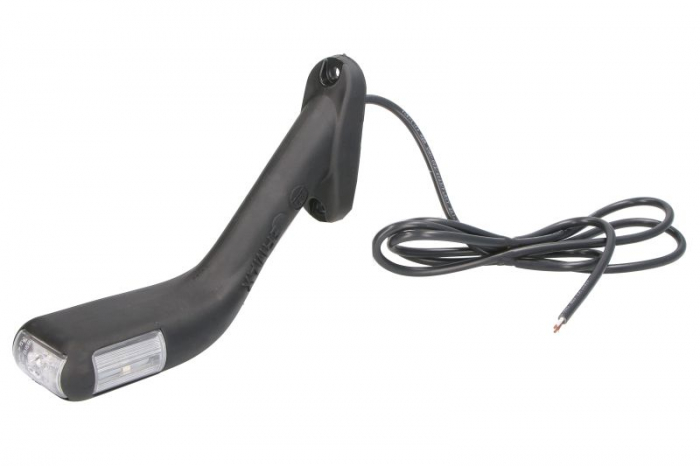 Lumina delimitare dreapta, forma: oval, portocaliu/rosu/alb, LED lungime cablu 1500mm, pe brațul lung, 12/24V [3]
