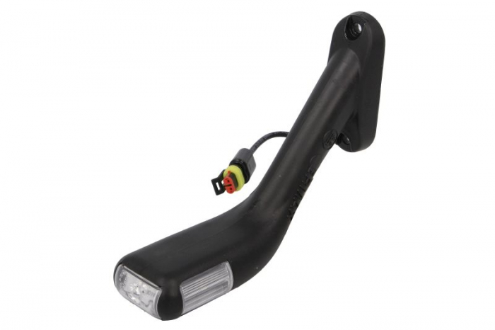 Lumina delimitare dreapta, forma: oval, portocaliu/rosu/alb, LED lungime cablu 300mm, pe brațul lung, 12/24V (conector: SUPERSEAL 2PIN) [3]