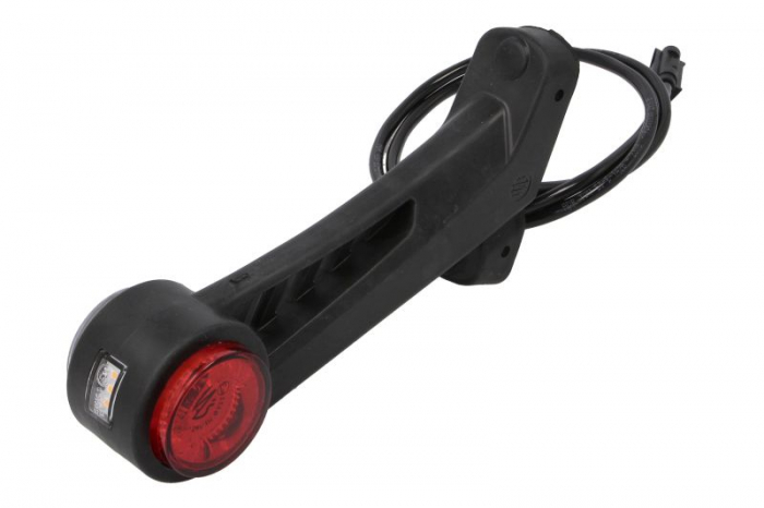 Lumina delimitare dreapta, forma: rotund, portocaliu/rosu/alb, LED lungime cablu 1000mm, pe brațul lung, 12/24V (conector: CLICK-IN/JAEGER, IP66/IP68) [3]