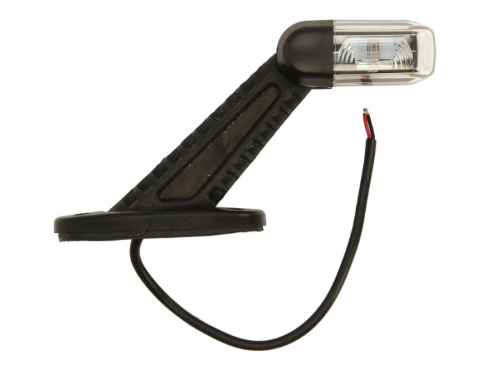 Lumina delimitare dreapta, portocaliu rosu alb, LED, inaltime 103mm; latime 190,2mm; adancime 61,5mm, fixare orizontala, 12 24V