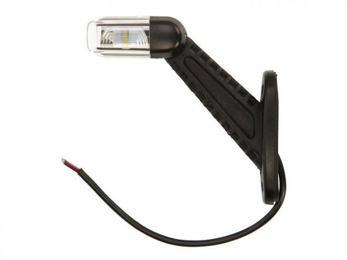 Lumina delimitare dreapta, portocaliu rosu alb, LED, inaltime 143,7mm; latime 148,6mm; adancime 61,5mm, fixare verticala, 12 24V