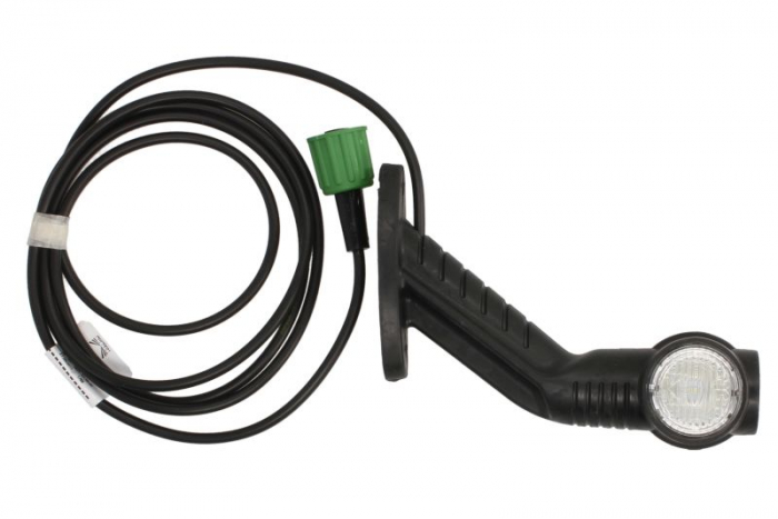 Lumina delimitare dreapta, portocaliu rosu alb, LED, inaltime 15,5mm lungime cablu 2000mm, pe bratul lung, 24V
